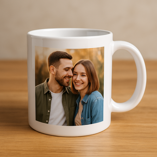 Custom Ceramic Mug – 11oz | Photo or Logo Print