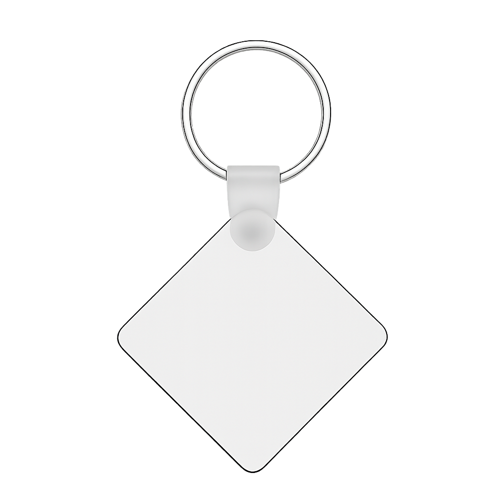 Custom Square Keychain – Personalized Photo or Name Gift