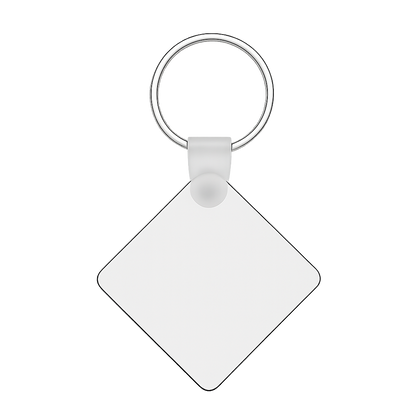 Custom Square Keychain – Personalized Photo or Name Gift