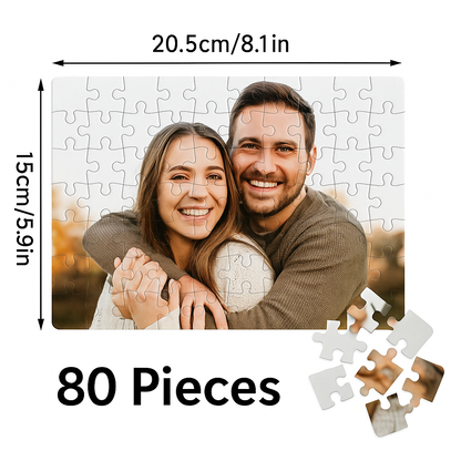 Personalized Photo Puzzle – 80 Pieces | Custom Jigsaw Gift