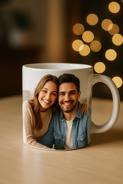 Custom Ceramic Mug – 11oz | Photo or Logo Print