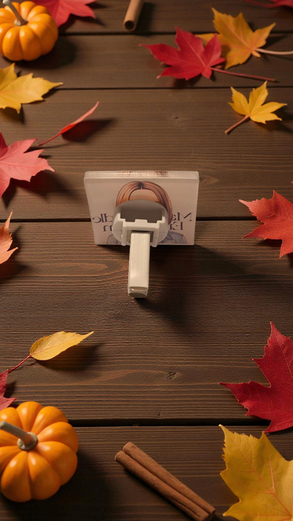 Personalized Square Car Air Vent Clip – Custom Photo Acrylic Edition