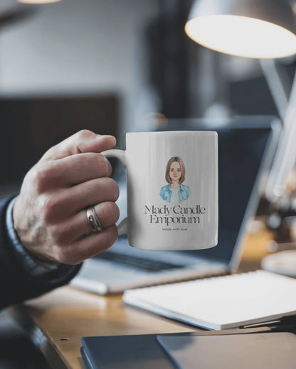 Custom Ceramic Mug – 11oz | Photo or Logo Print