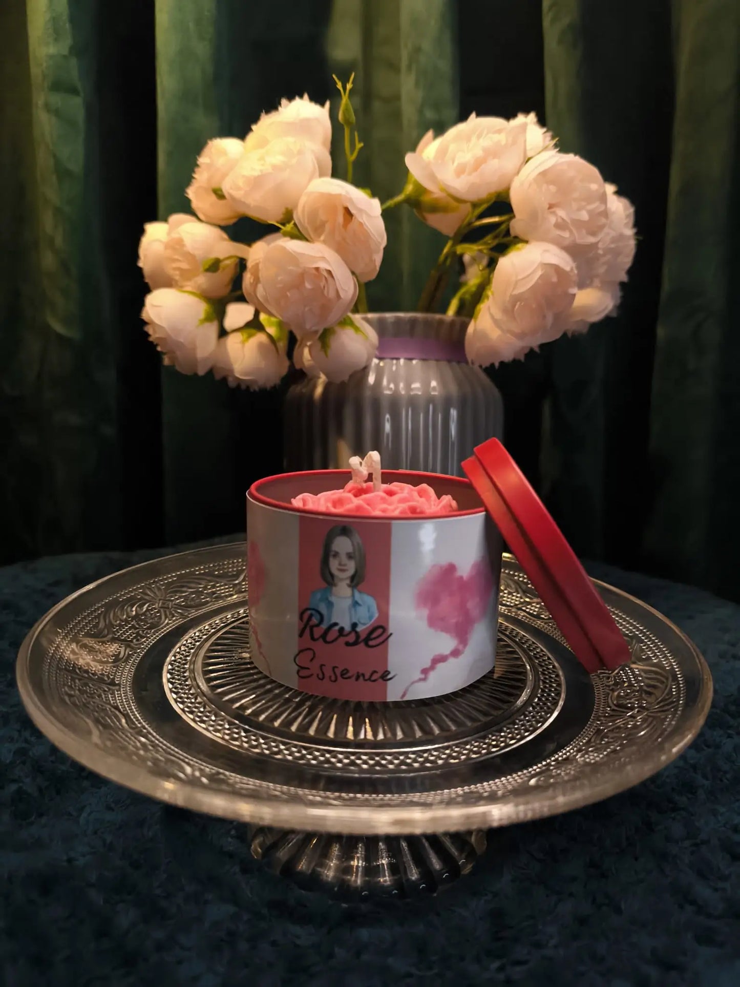 Soy Wax Candle| Rose Essence - Candles