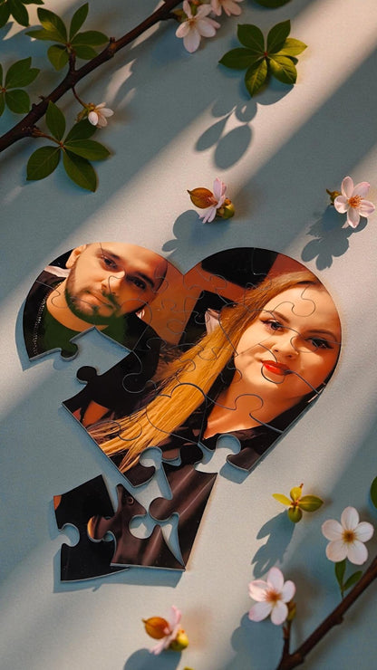 Personalised Heart Photo Puzzle (23 Pieces)