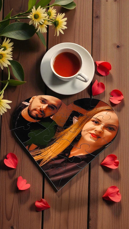 Personalised Heart Photo Puzzle (23 Pieces)
